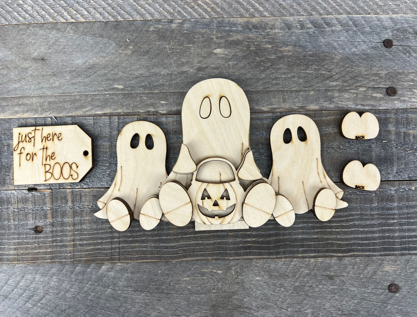 Halloween Ghosts Interchangeable Basket Insert
