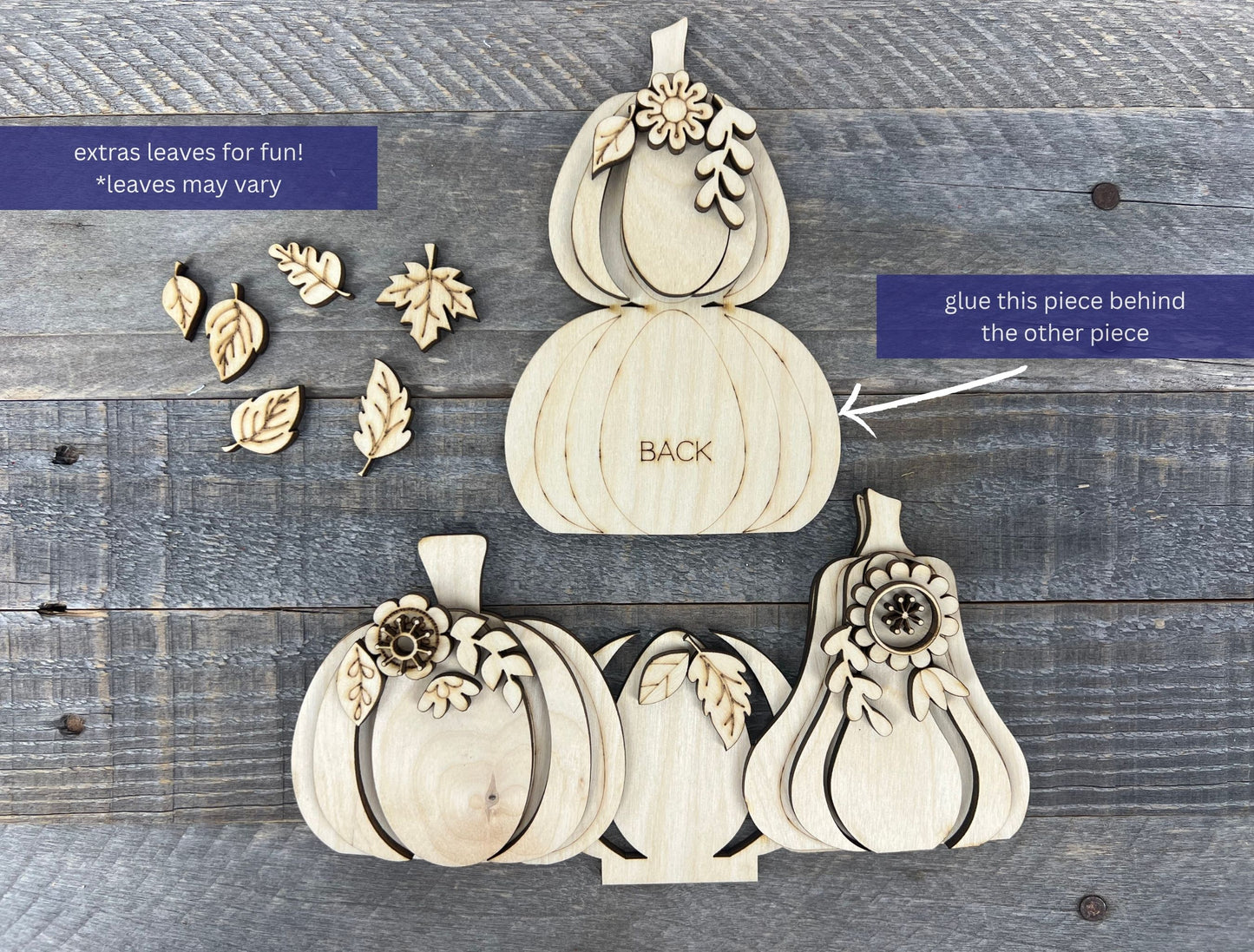 Fall Pumpkins Interchangeable Basket Insert