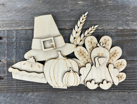Thanksgiving Interchangeable Basket Insert