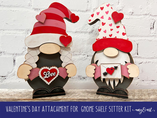 DIY Valentine's Day Gnome Hands | Attachments for Interchangeable Gnome Shelf Sitter Sign