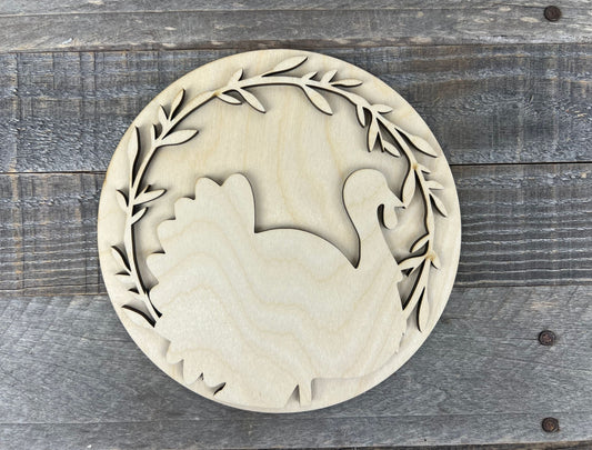 Thanksgiving DIY Round Insert for The Emma Interchangeable Shelf Sitter