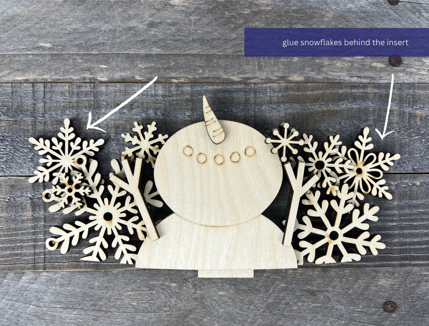 Snowman Interchangeable Basket Insert