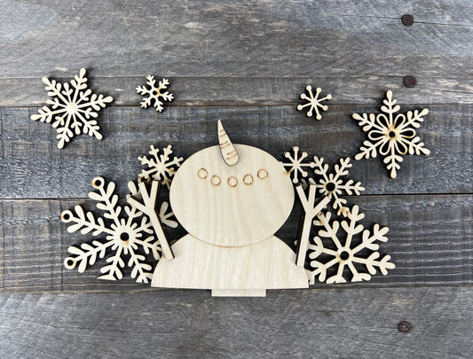 Snowman Interchangeable Basket Insert