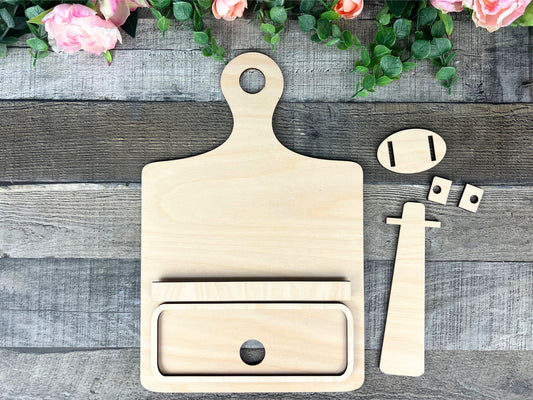 The Jackie Interchangeable DIY Breadboard Sign - Versatile Display Options