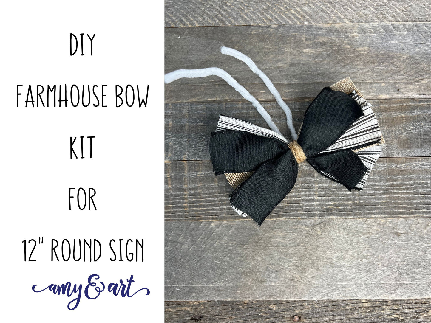 Home Sweet Home DIY Attachment Pieces for the Jackie Interchangeable 12" Round Hanging Sign