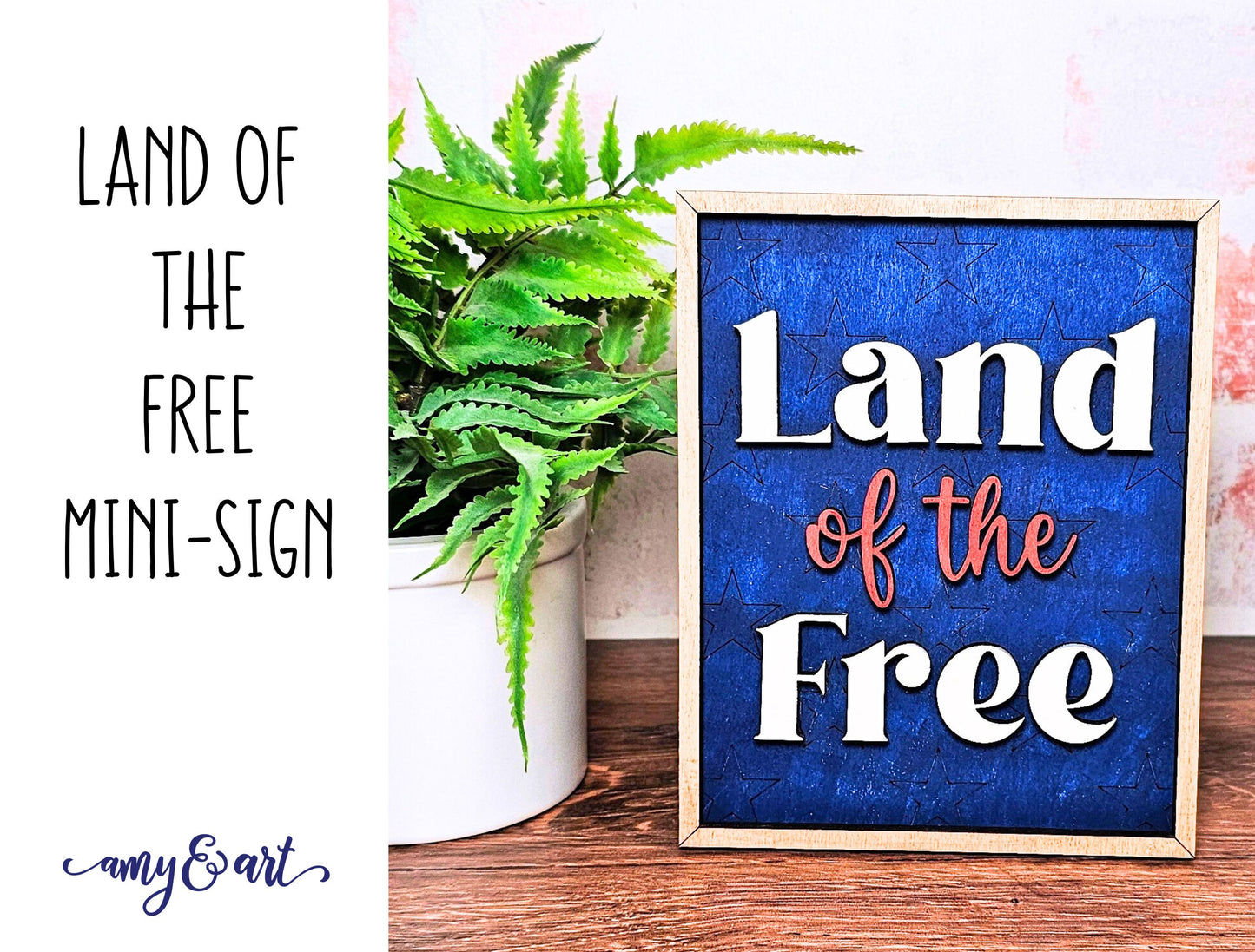 Americana Barn Quilt DIY Mini-Signs