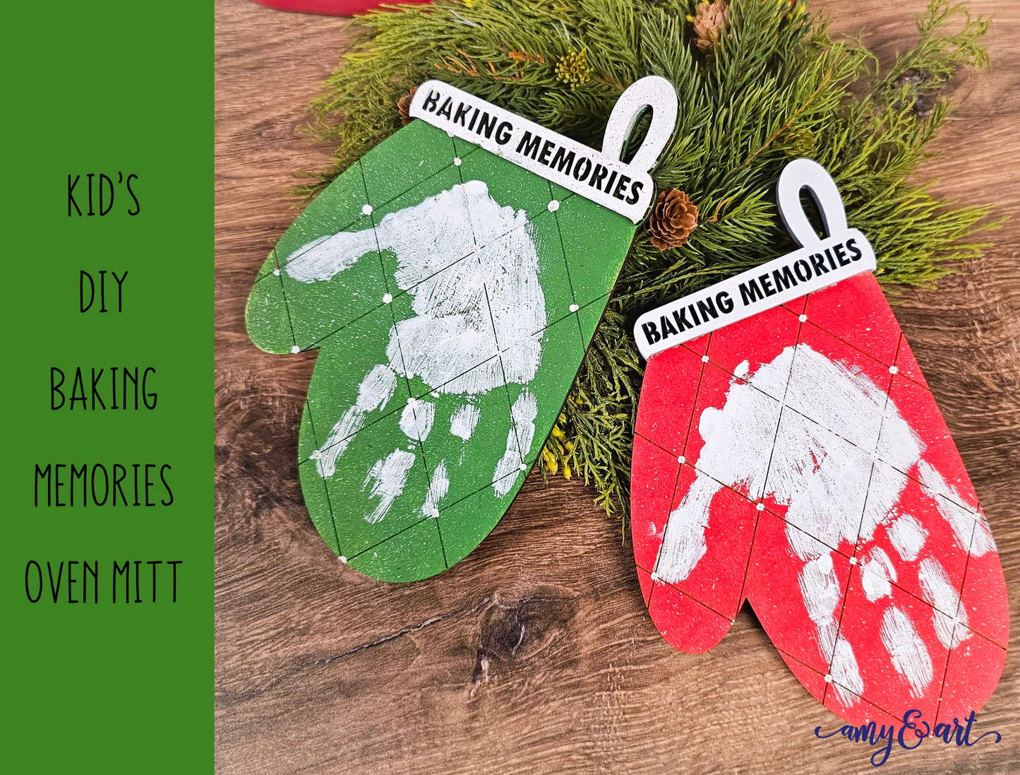 Kid's DIY Christmas Handprint Kit | Craft Kit for Kids