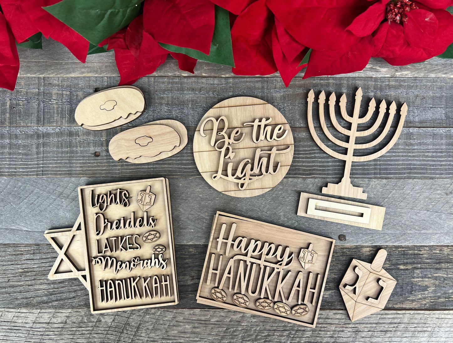 Hannukkah Tiered Tray Set | DIY Farmhouse Style Home Decor