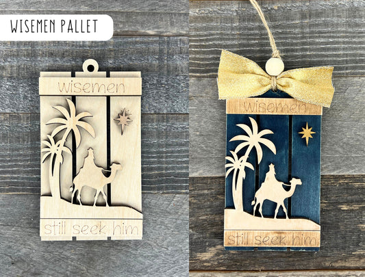 DIY WiseMen Pallet Ornament