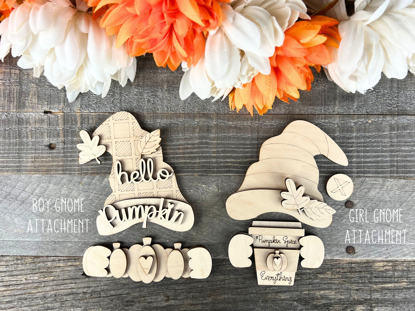 DIY Fall Gnome Hands | Fall Attachments for Interchangeable Gnome Shelf Sitter Sign