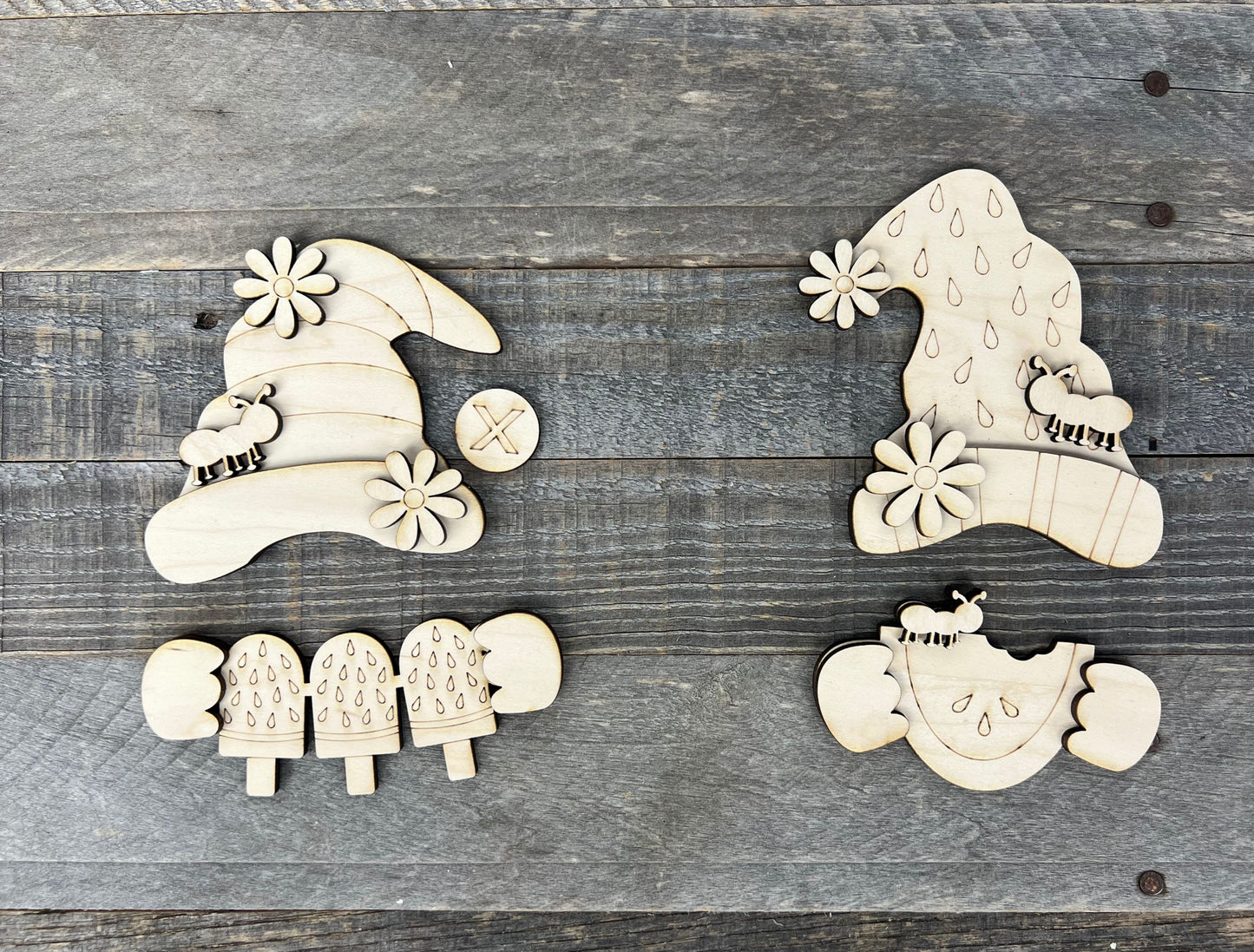 Watermelon Gnome Hands | DIY Attachments for Interchangeable Gnome Shelf Sitter Sign