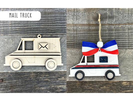 DIY Mail Truck Ornament