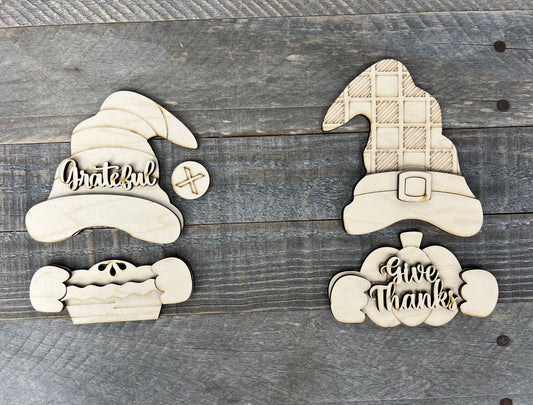 Thanksgiving Gnome Hands | DIY Attachments for Interchangeable Gnome Shelf Sitter Sign