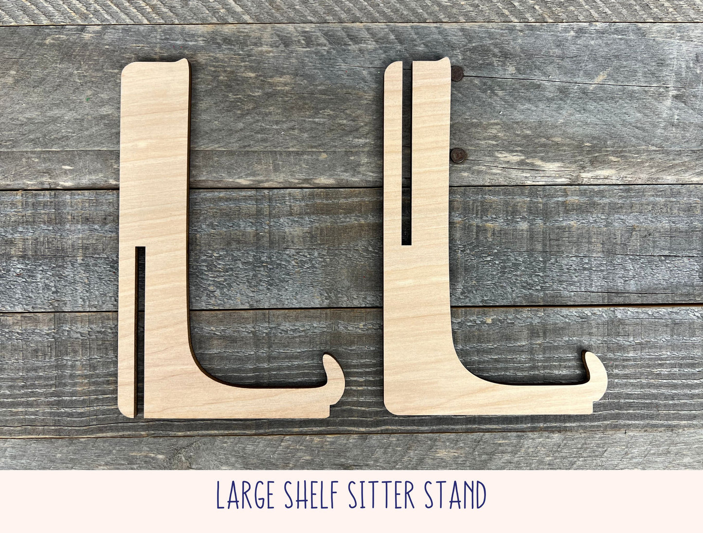 Large Sign Stand for Shelf Sitters (fits the Emma Interchangeable Sign)