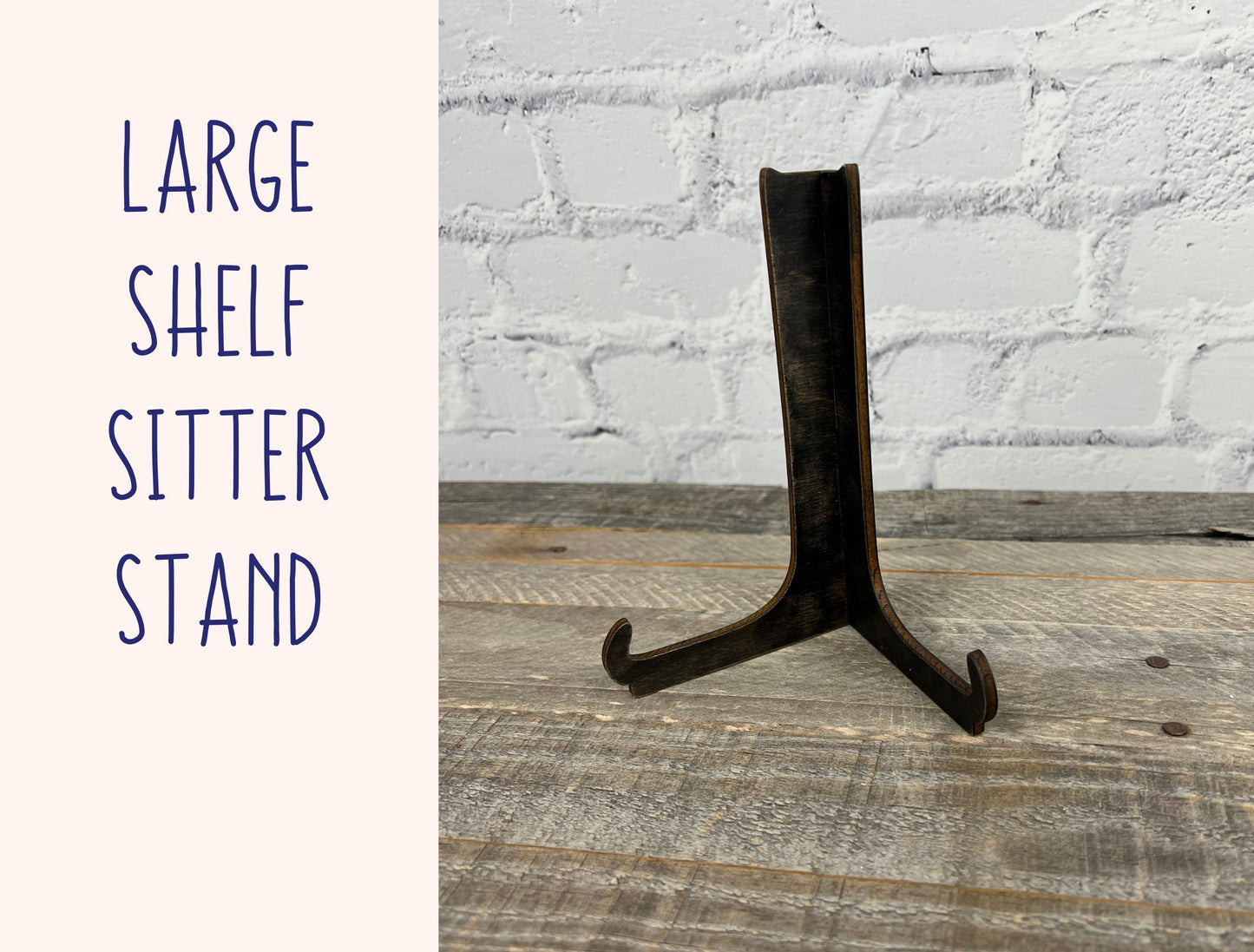 Large Sign Stand for Shelf Sitters (fits the Emma Interchangeable Sign)